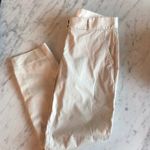 J crew factory tan stretch pants